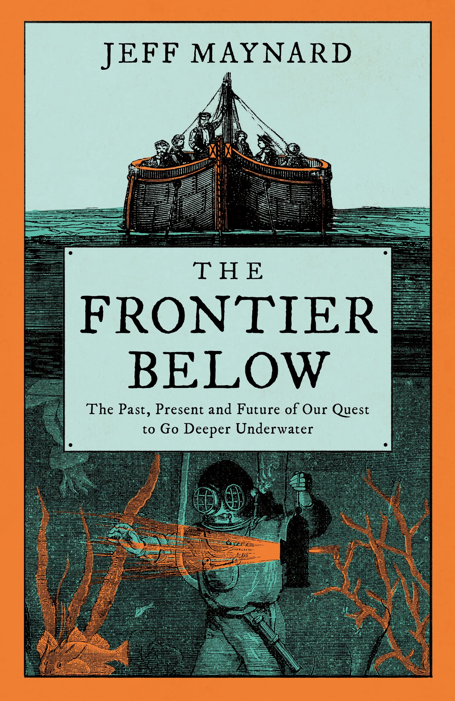 The frontier below paperback front cover