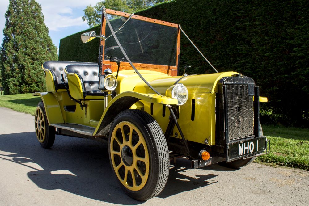 Doctor Who's Bessie at The National Motor Museum at Beaulieu