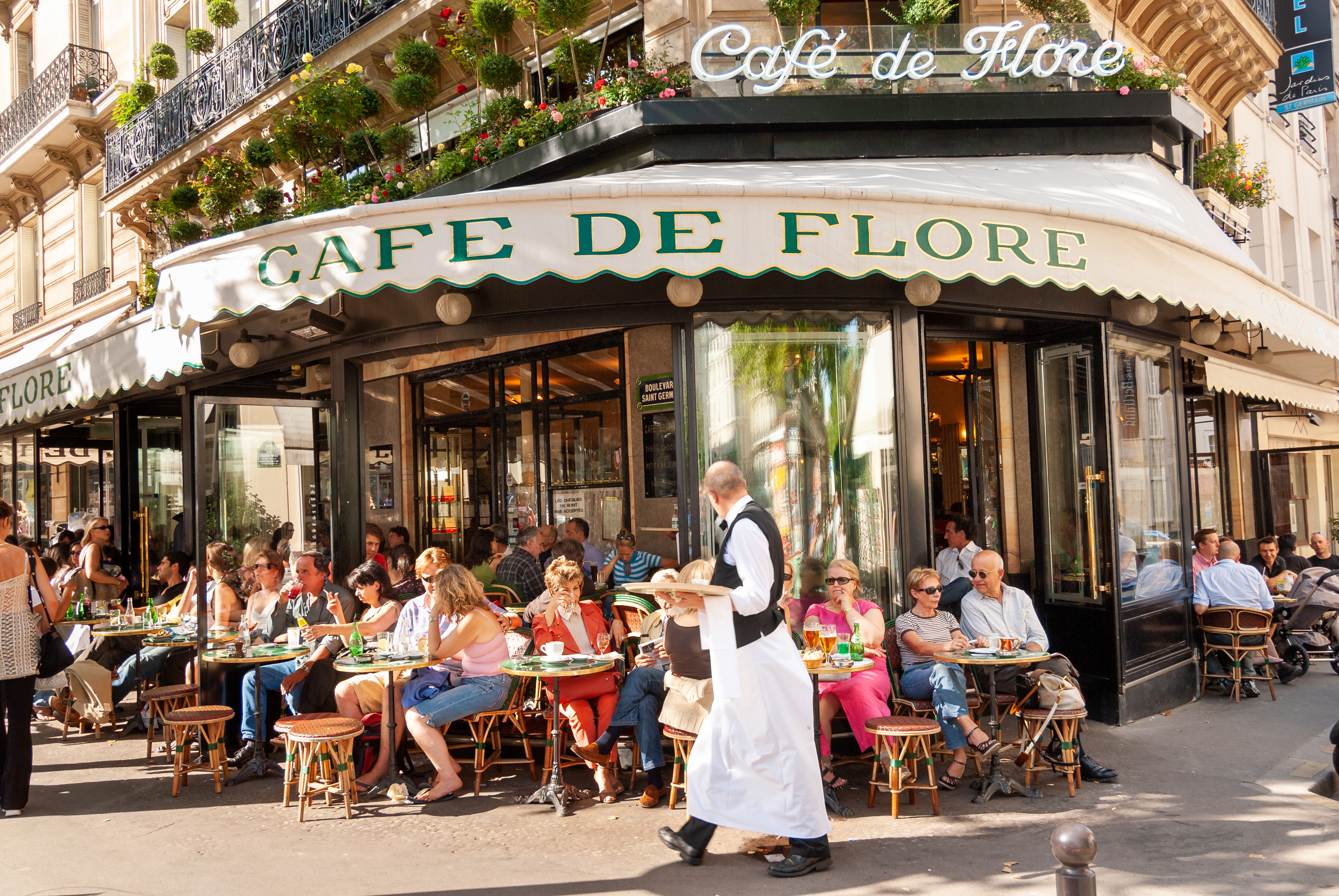 Café de Flore in the heart of Saint Germain des Prés