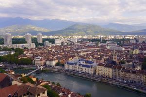 Grenoble on the Isere River