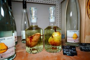 The pear in a bottle trick - but there is no trick!