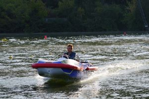 Like a go-kart on water; exciting but safe at Wam Park