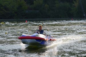 Like a go-kart on water; exciting but safe at Wam Park