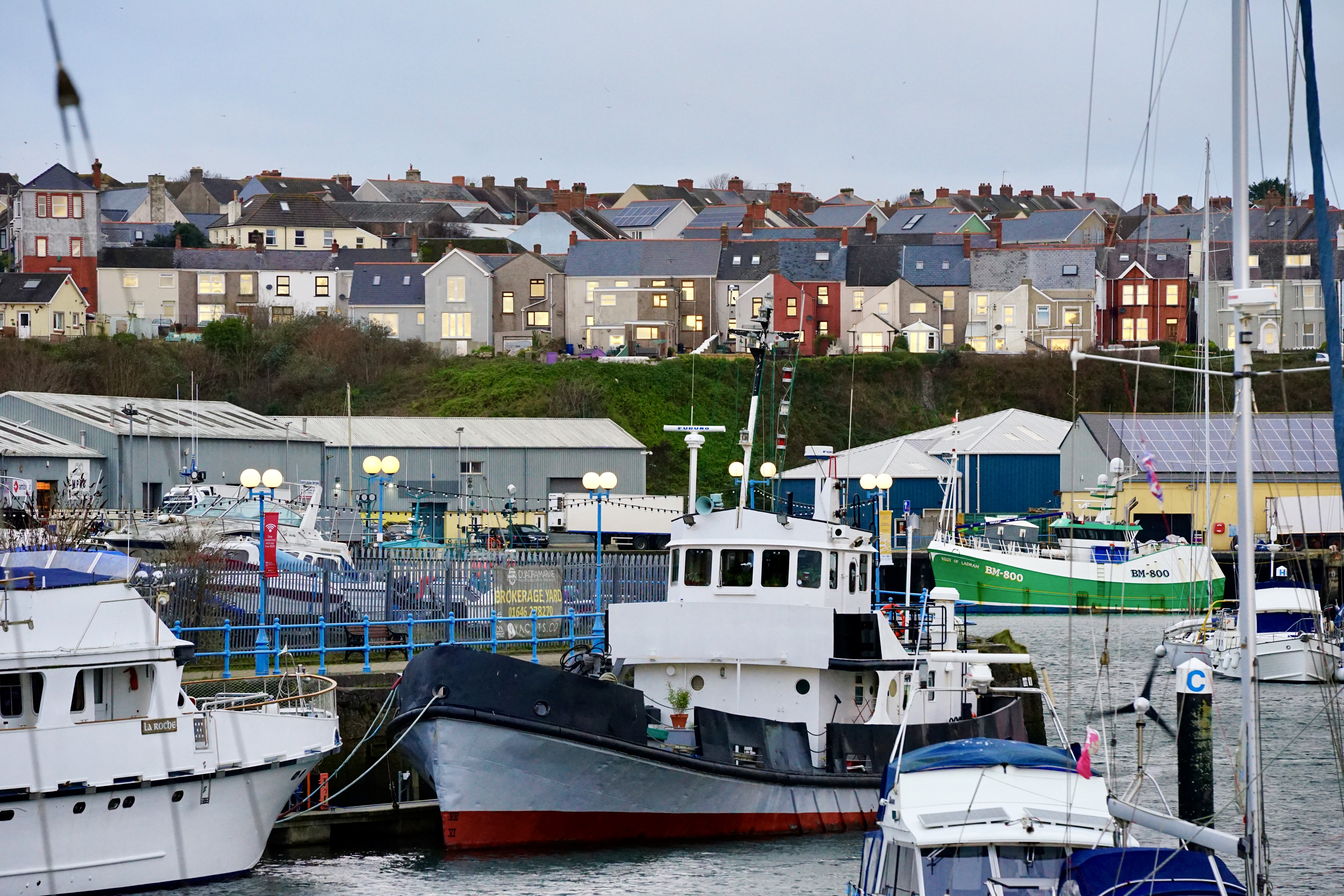 The_marina_and_harbour_at_Milford_Haven The_marina_and_harbour_at_Milford_Haven