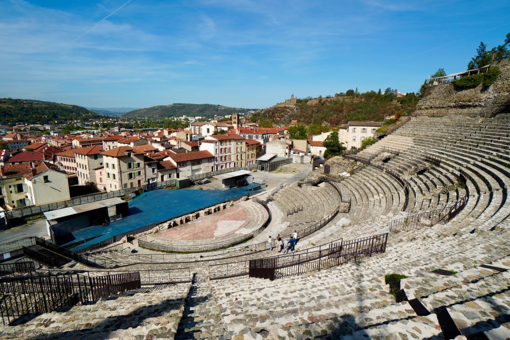 The main stage for the Jazz Festival. The Romans used to pack 13000 into here